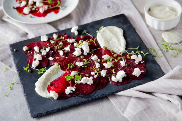carpaccio betteraves automne récolte recettes Cinq Fourchettes
