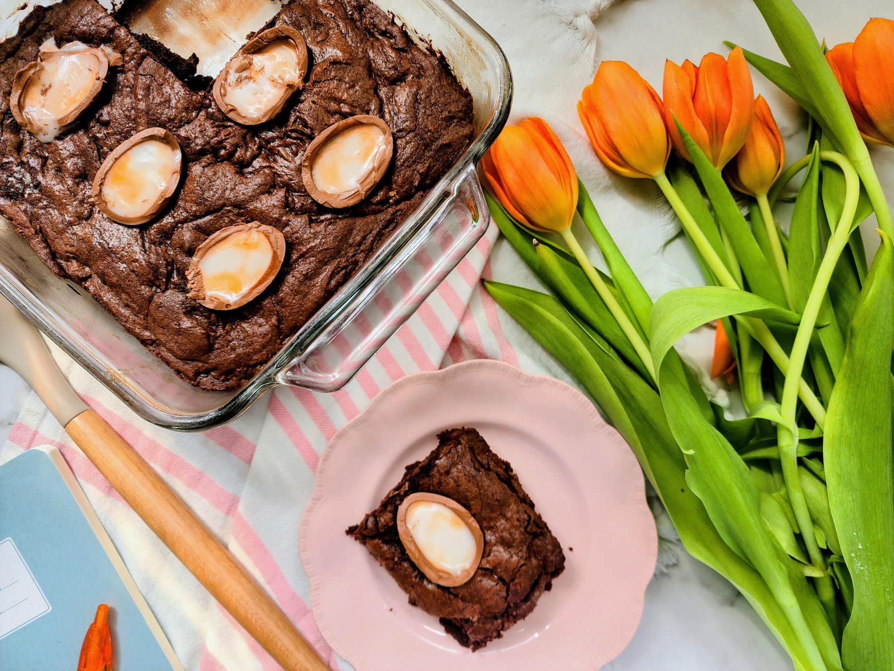 oeufs cadbury brownie recette coco Cinq Fourchettes chocolat paques