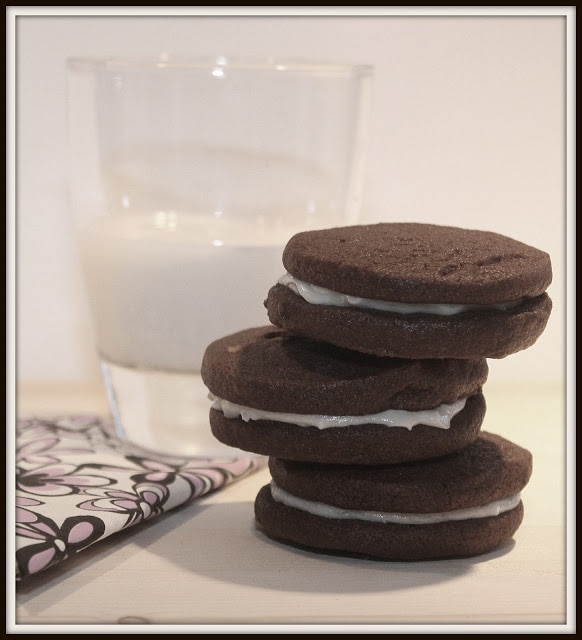 Biscuits Oreo maison