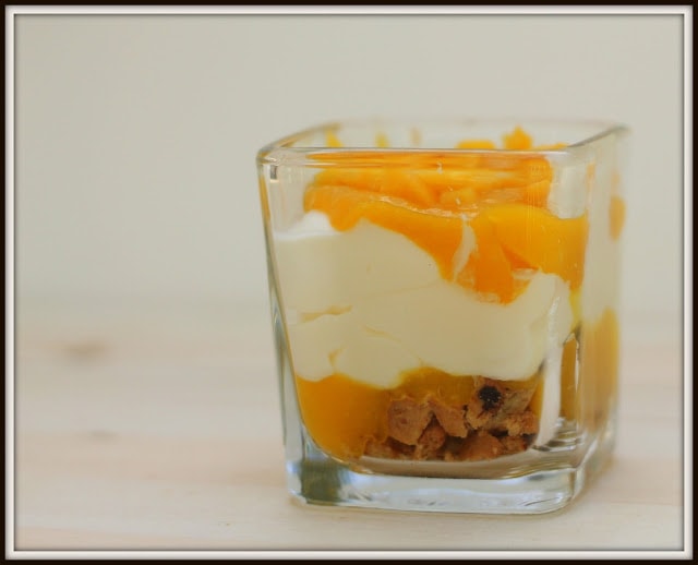 Dessert à la mangue