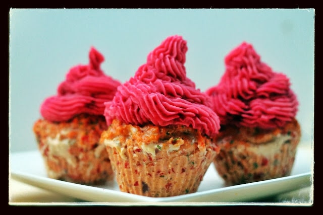 Cupcakes au saumon et à la pomme de terre / Cinq Fourchettes