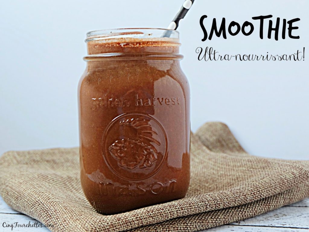 Smoothie ultra-nourrissant au chocolat! #Santé #Facile - Cinq Fourchettes