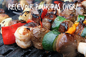 Mes trucs pour recevoir pour pas cher! - Cinq Fourchettes