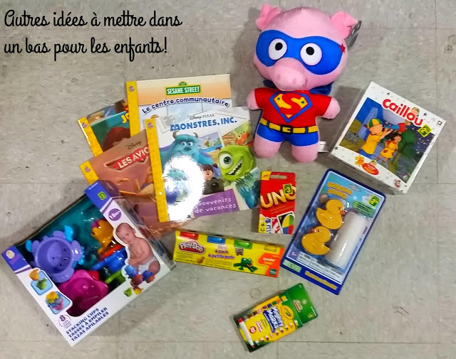 Quoi acheter au Dollarama pour mettre dans un bas de Noël - Cinq Fourchettes