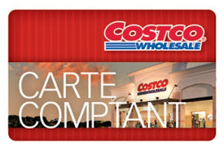 Carte comptant Costco
