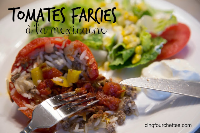 Tomates farcies à la mexicaine Cinq Fourchettes