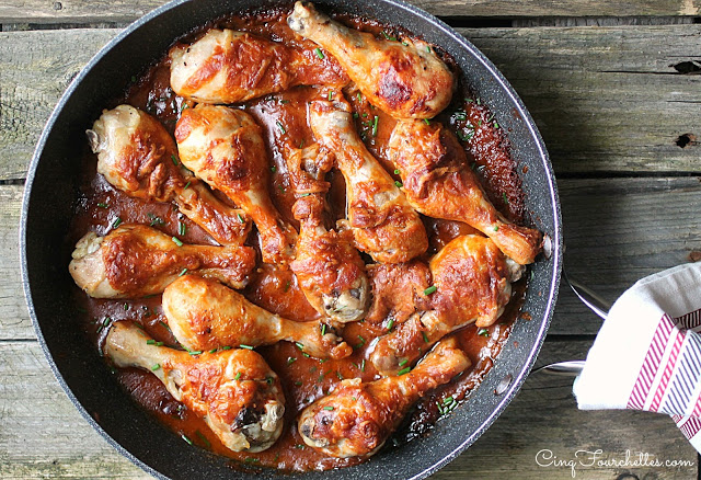 Poulet à la sauce aux arachides Cinq Fourchettes