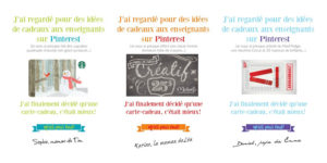 Idées cadeaux pour enseignants