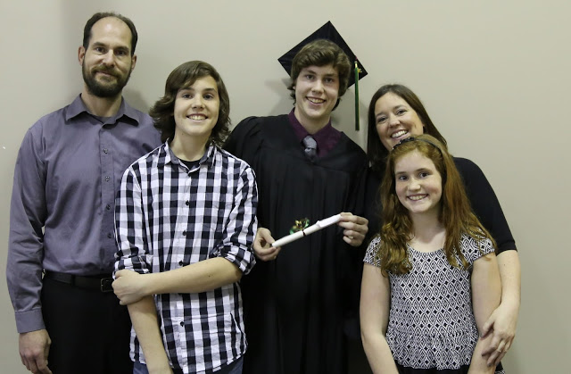 Famille avec finissant