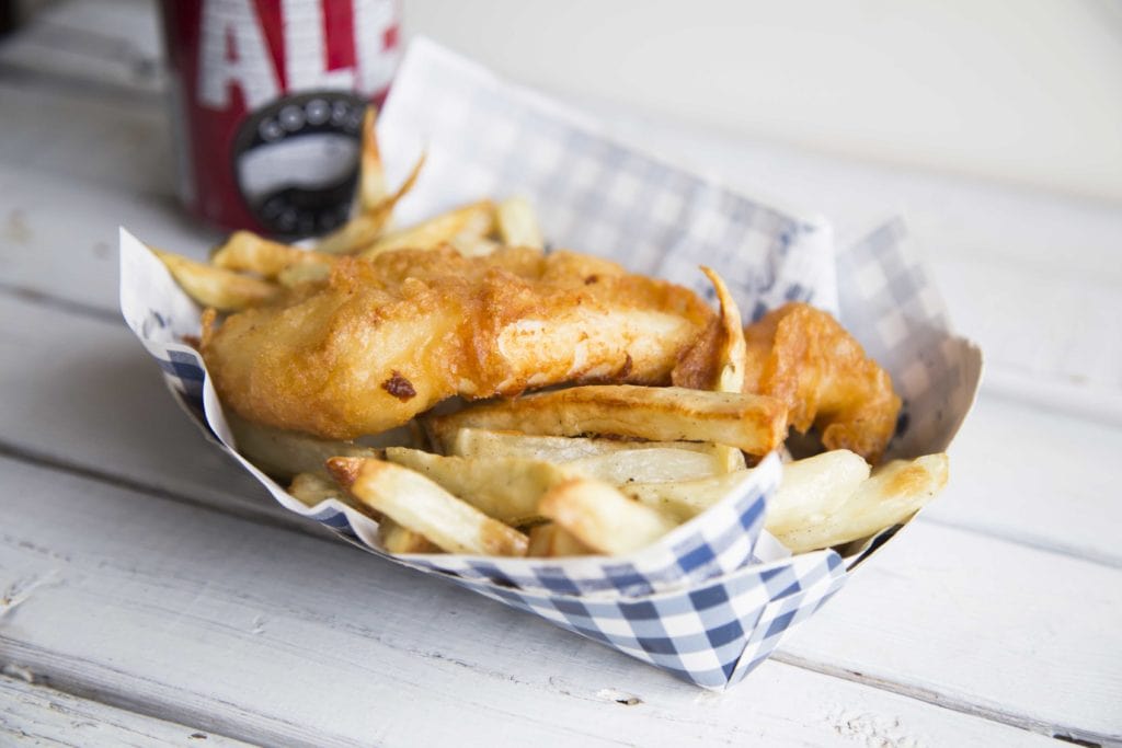 Fish'n chips à la Jérôme Ferrer / Cinq Fourchettes