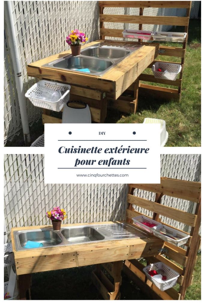 Cuisinette extérieure DIY complètement ADORABLE ! Cinq Fourchettes