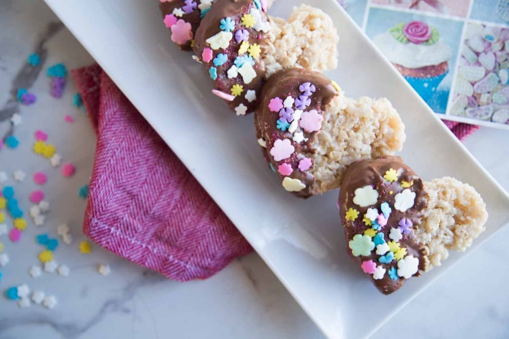 Saint-Valentin : Coeur de Rice Krispies Cinq Fourchettes