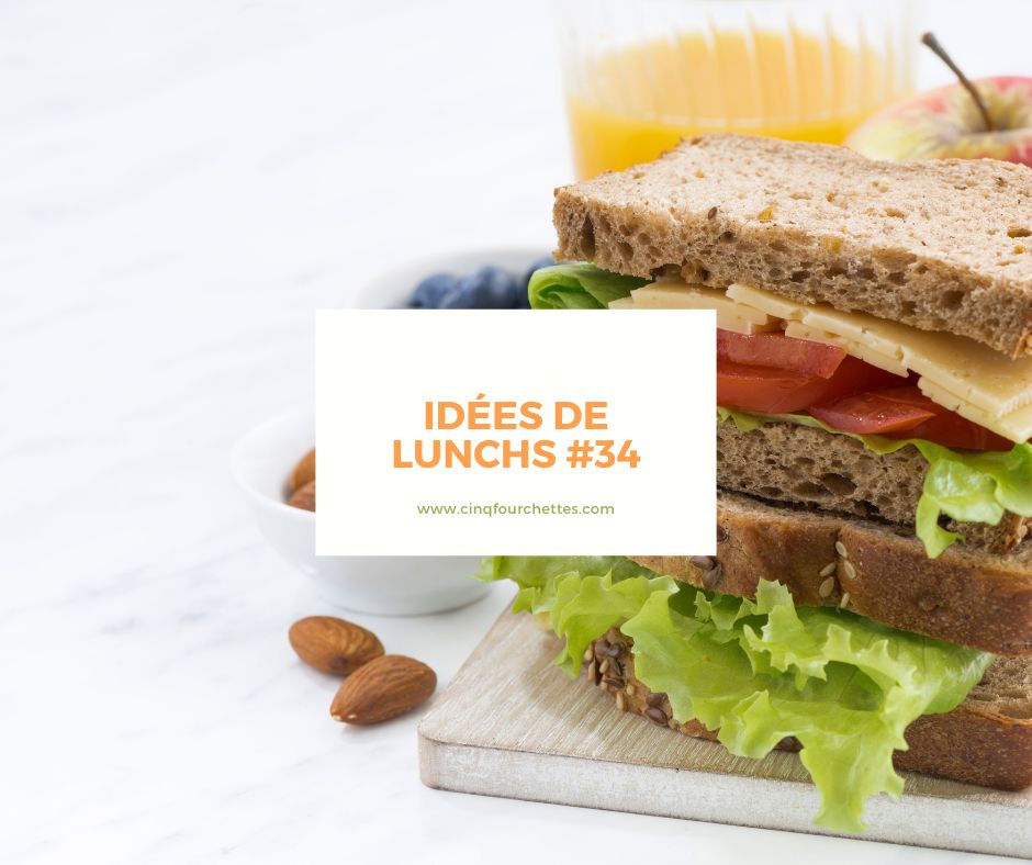 lunchs idées école repas Cinq Fourchettes