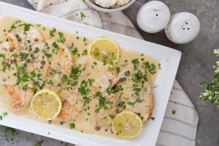 poulet piccata citron Cinq Fourchettes