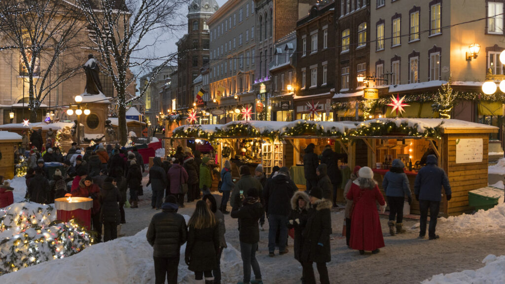 Marché de Noël Québec région Cinq Fourchettes voyage gourmand temps des fêtes