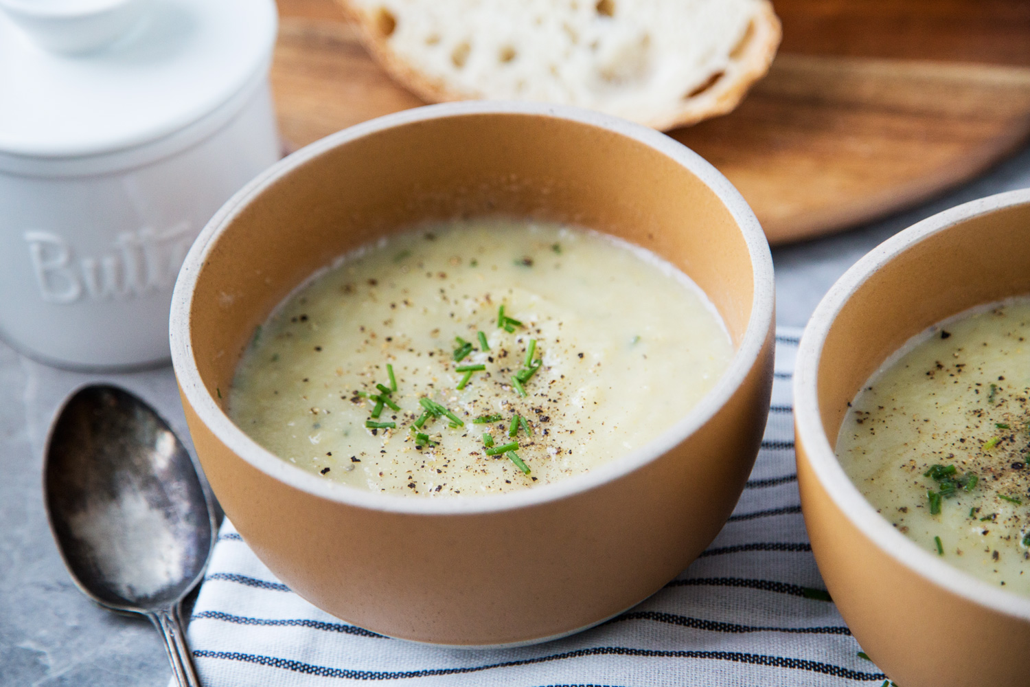 crème de céleri celery cream soupe soup recette recipe Cinq Fourchettes